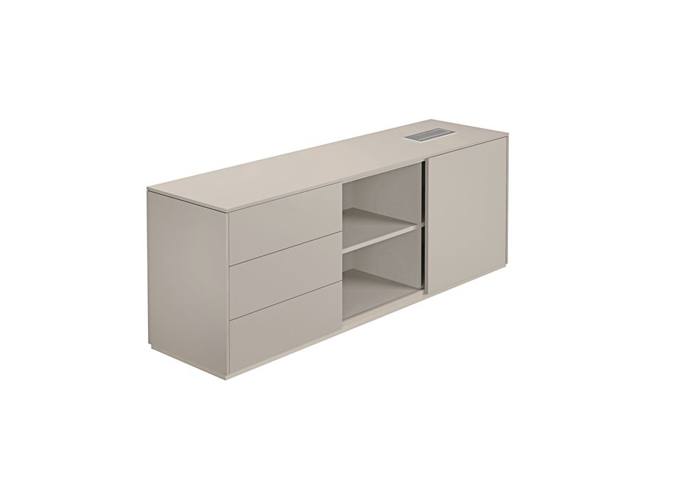 Тумба опорная 1700 левая Atlas NZ-0231.GS.GS.L Серый камень