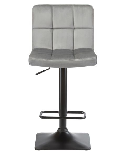 Стул барный DOBRIN DOMINIC (серый велюр (MJ9-75)) 2 шт