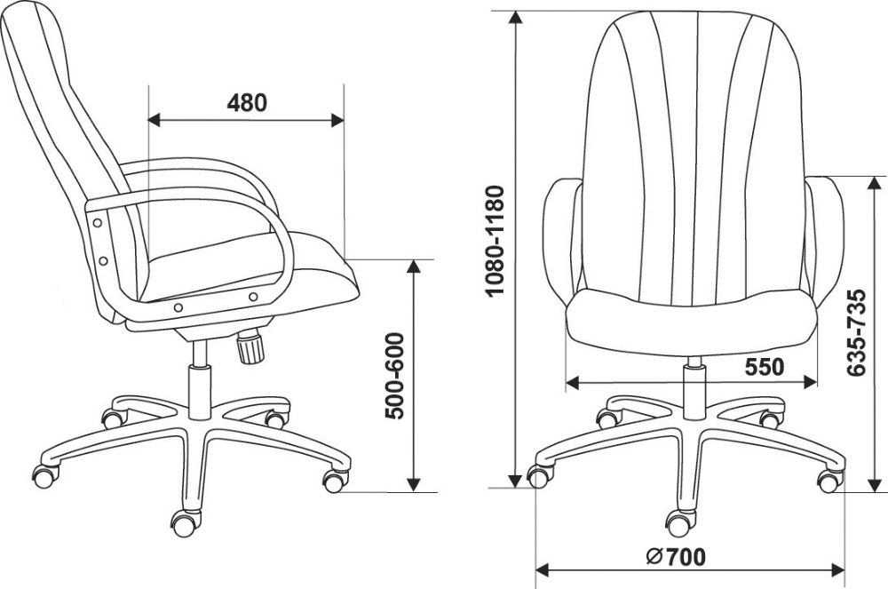Кресло руководителя Бюрократ T-898AXSN/3С11BL