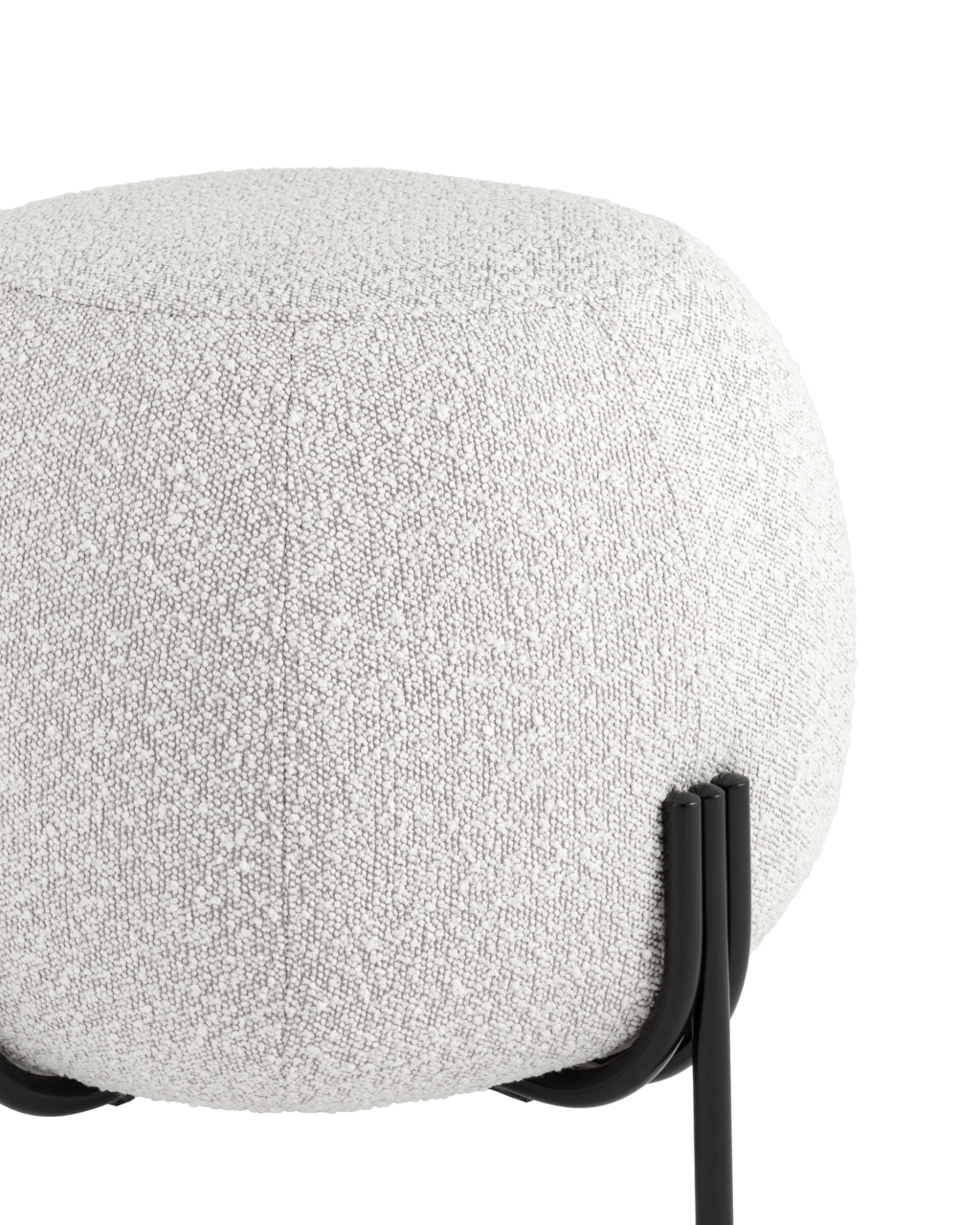 Пуф Флик букле Молочный