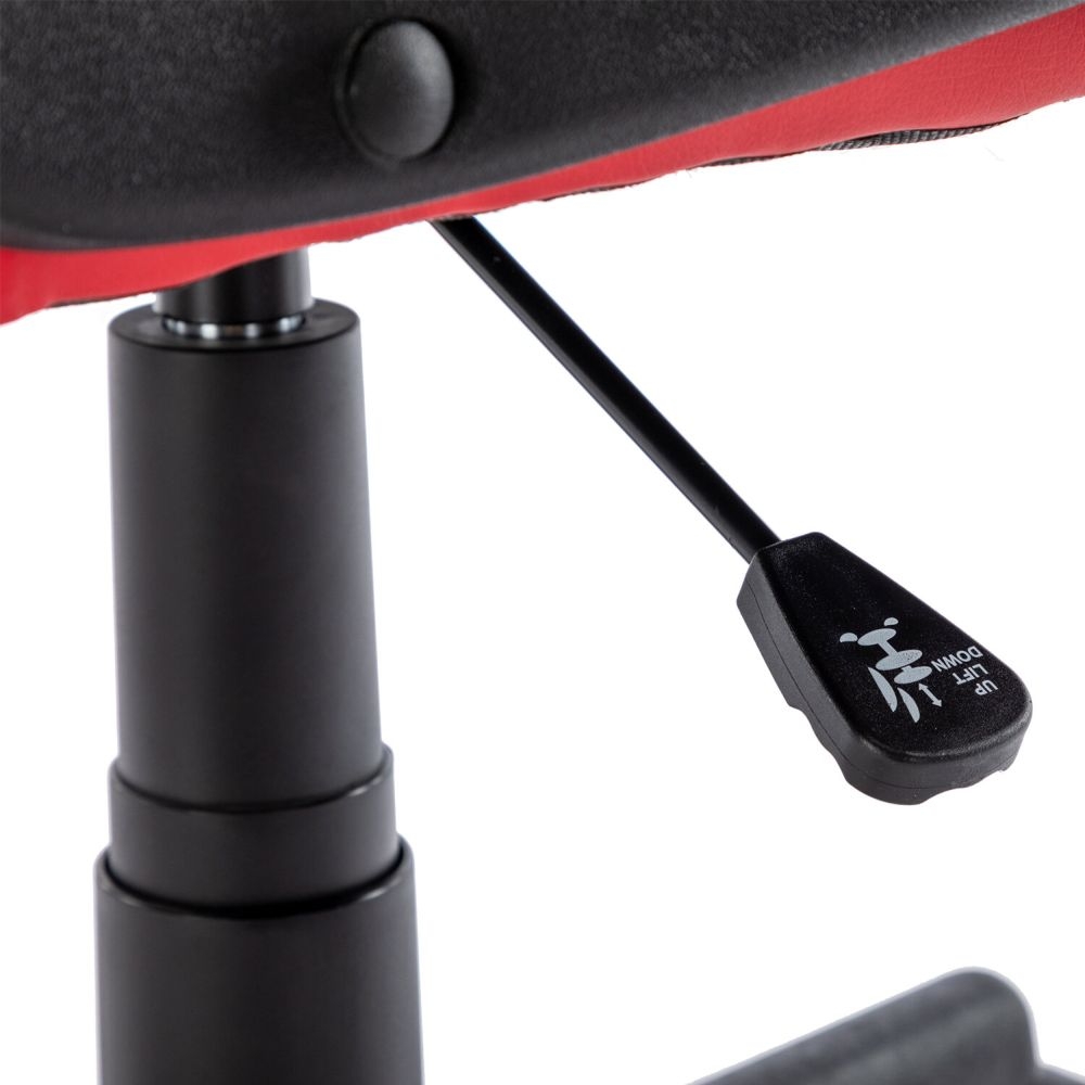 Кресло компьютерное BRABIX Shark GM-203 экокожа Черный-красный