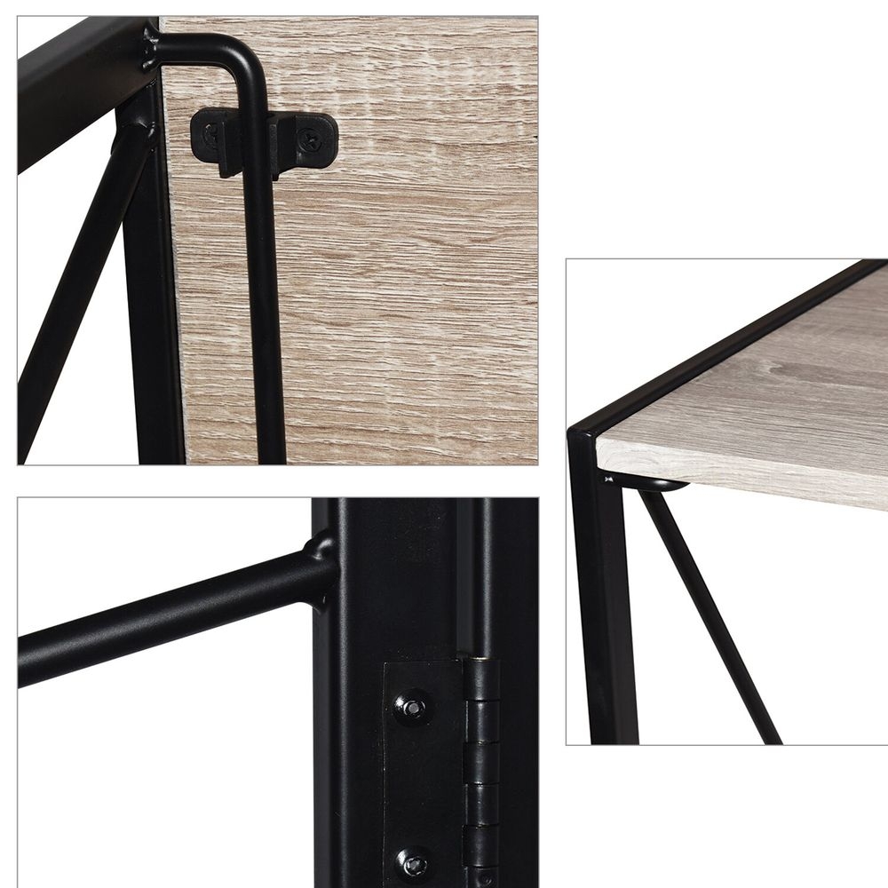 Стол на металлокаркасе BRABIX LOFT CD-002 Дуб антик