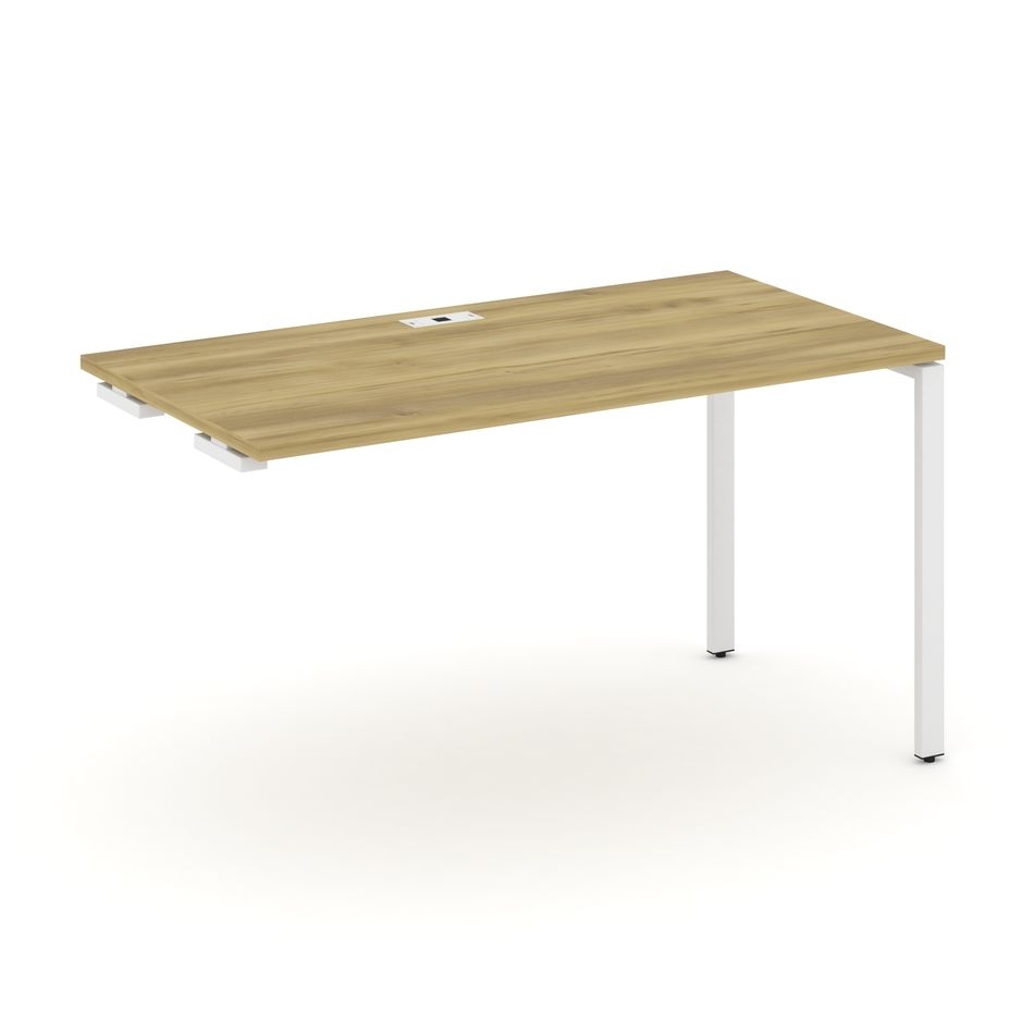 Стол приставка к опорным тумбам/шкафам CONCEPT CN.OSPR-003 Дуб Винченцо Белый