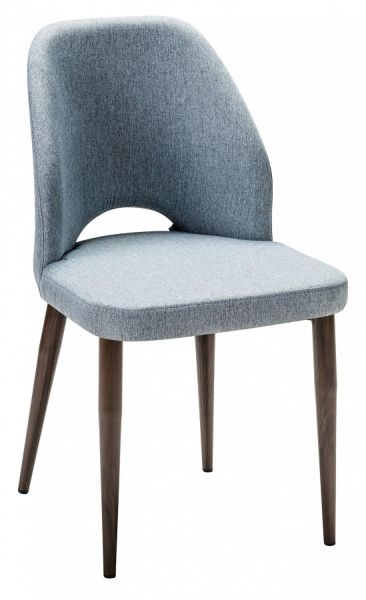 Стул Ledger св.серый/т. орех