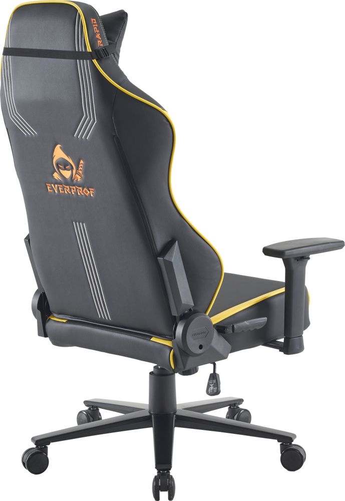 Кресло геймерское Everprof Rapid Экокожа Желтый