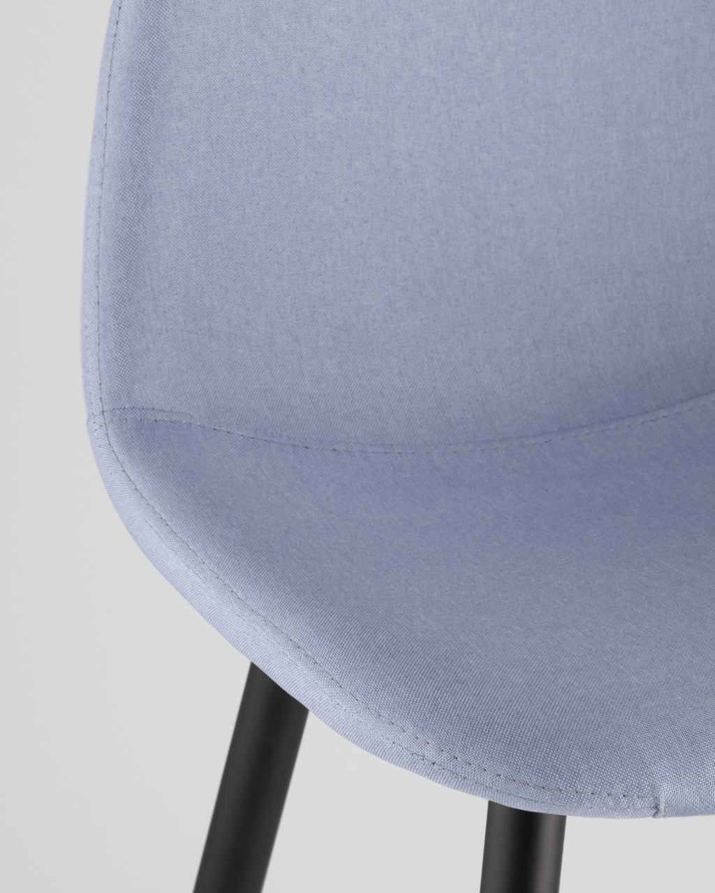 Барный стул Валенсия с удобной спинкой Небесно-голубой