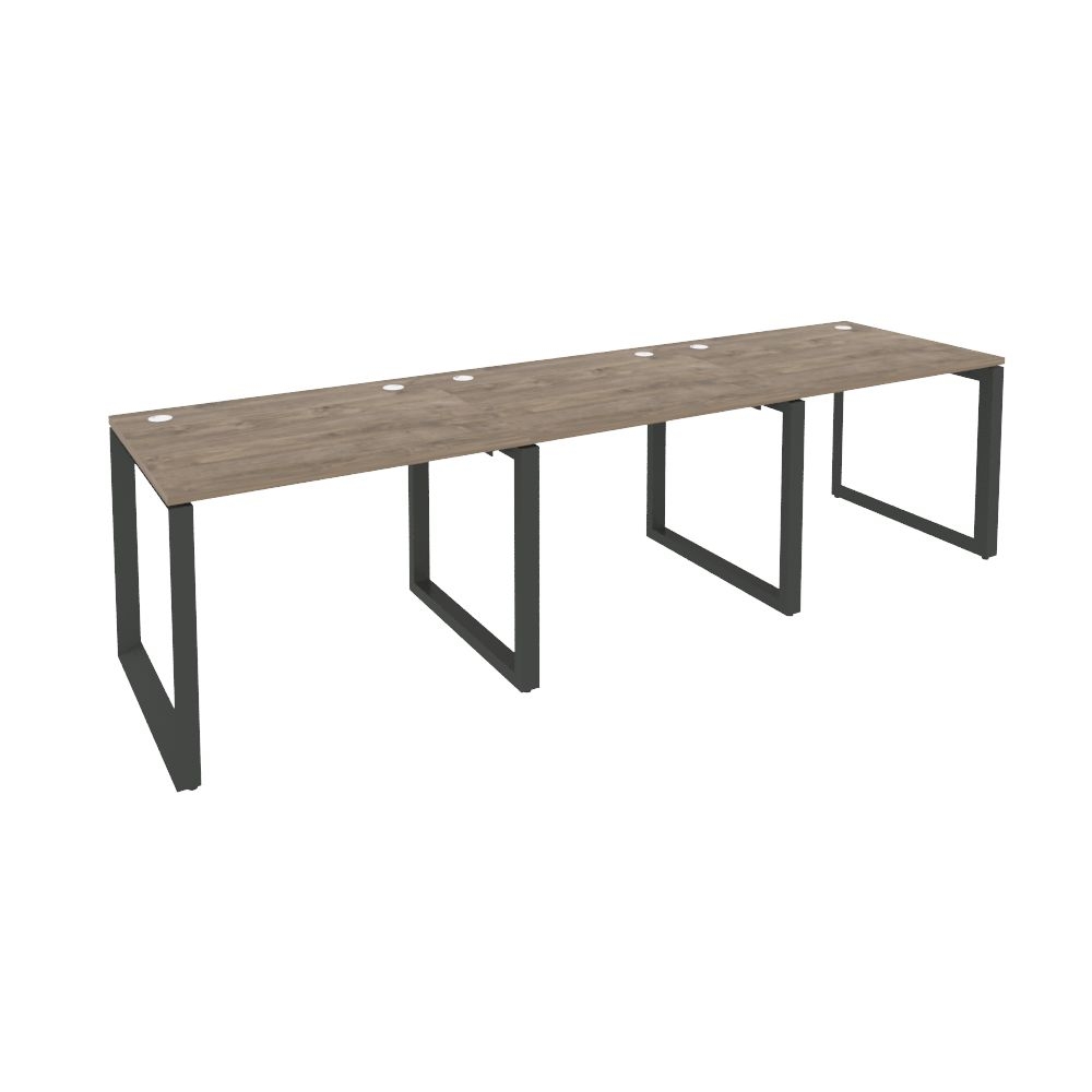 Рабочая станция на О-образном м/к ONIX O.MO-RS-3.1.8 Тиквуд Темный/Антрацит