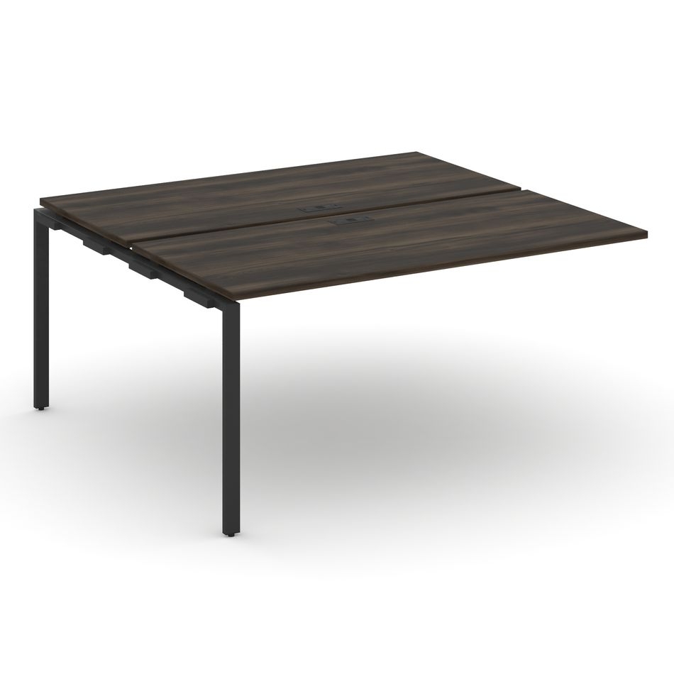 Двойной наборный элемент рабочей станции CONCEPT CN.DNRS-004 Дуб Мали Черный