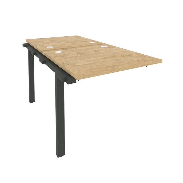 Наборный элемент рабочей станции на м/к ONIX O.M-2.NRS-0.8 Тиквуд Светлый/Антрацит