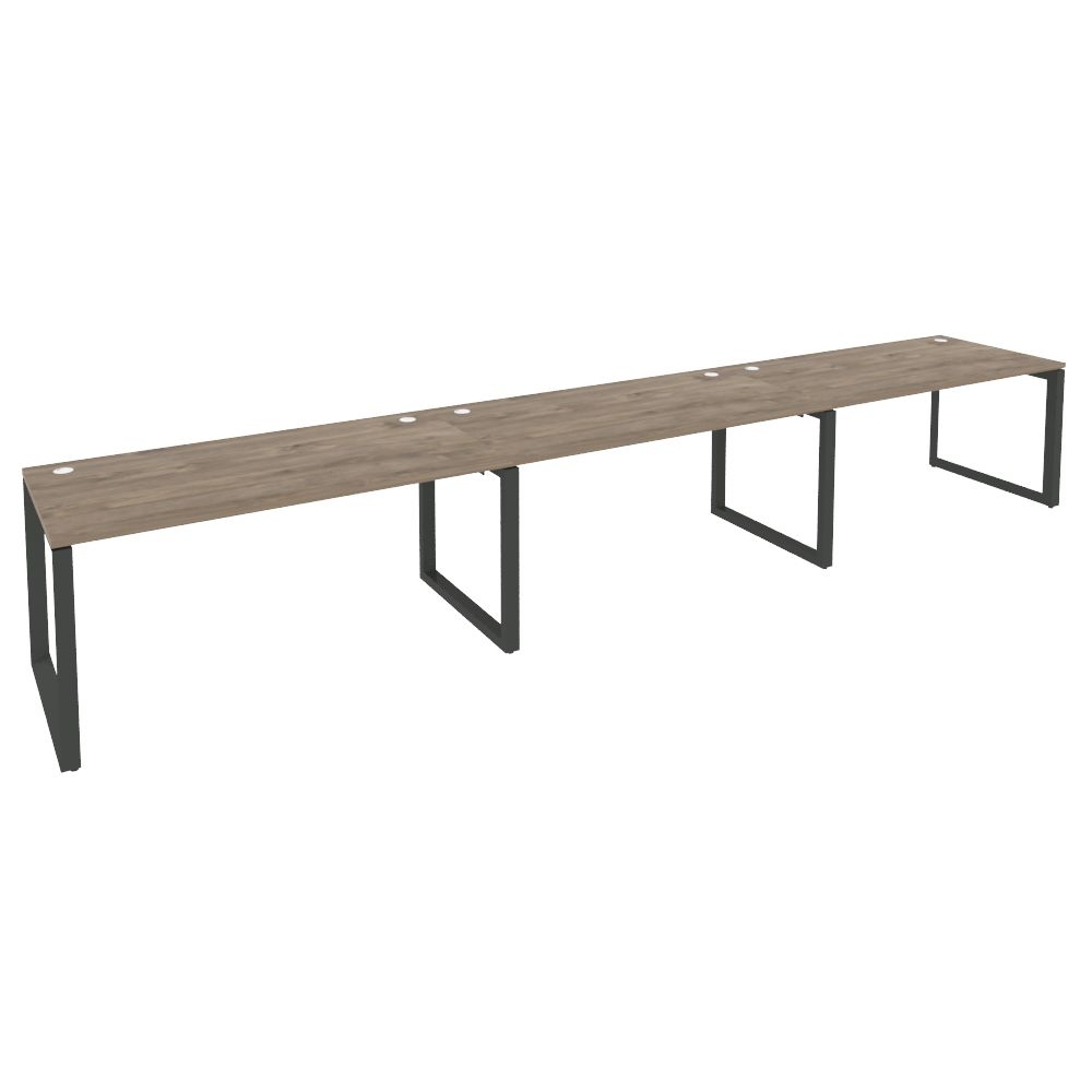 Рабочая станция на О-образном м/к ONIX O.MO-RS-3.4.8 Тиквуд Темный/Антрацит