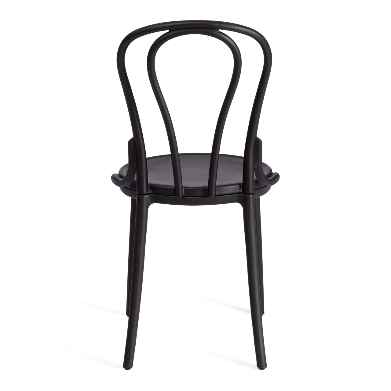 Стул THONET (mod. PL62) пластик, 42 x 52 x 89 см, Black (черный) 05