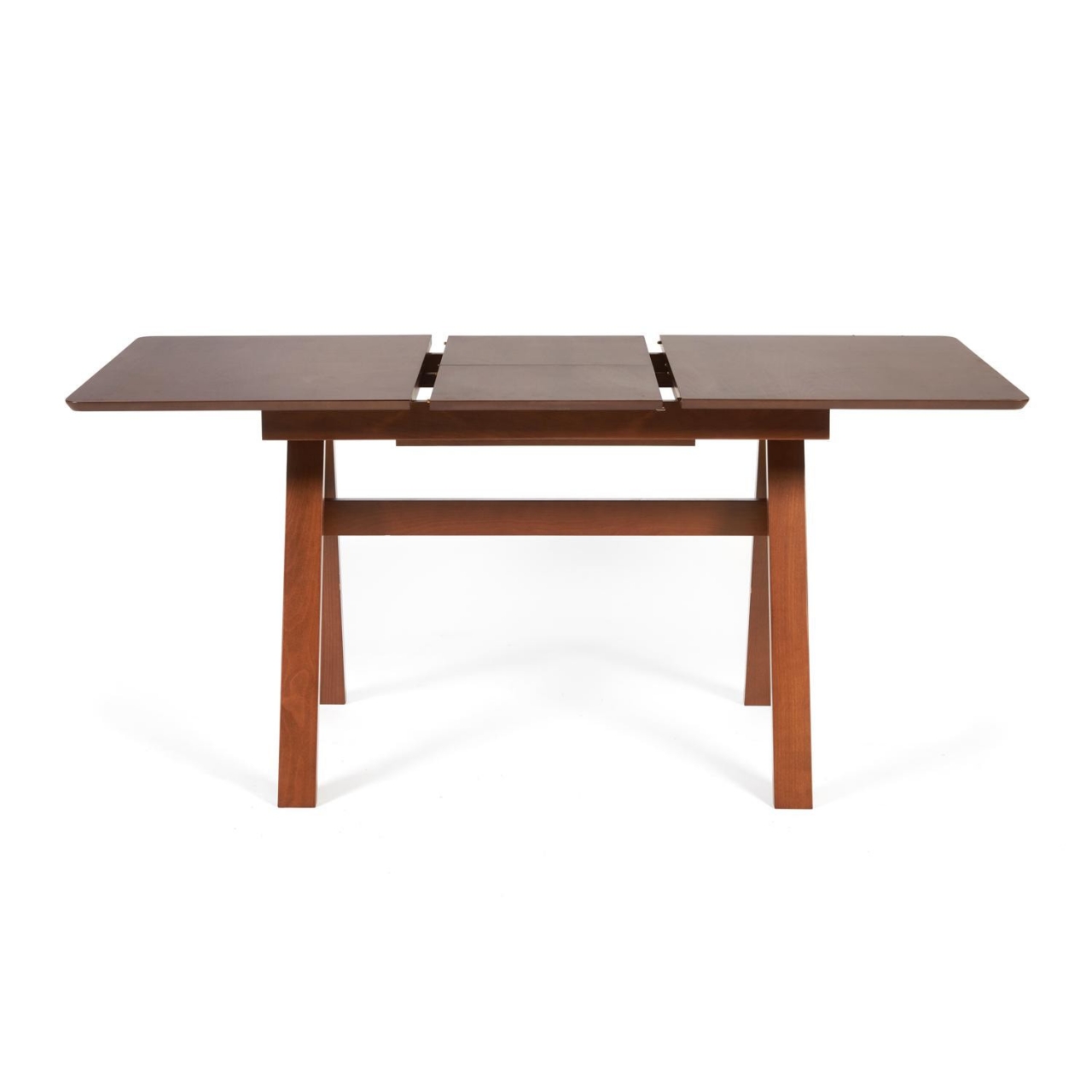 Стол раскладной Ricco (Рикко) основание бук, столешница мдф, 80x120+40x75см, Коричневый