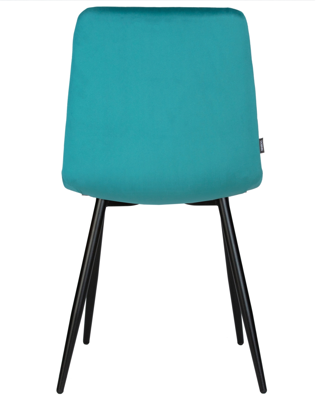 Стул обеденный DOBRIN CHILLY (Морской волны Holland 56, основание черное) 4 шт