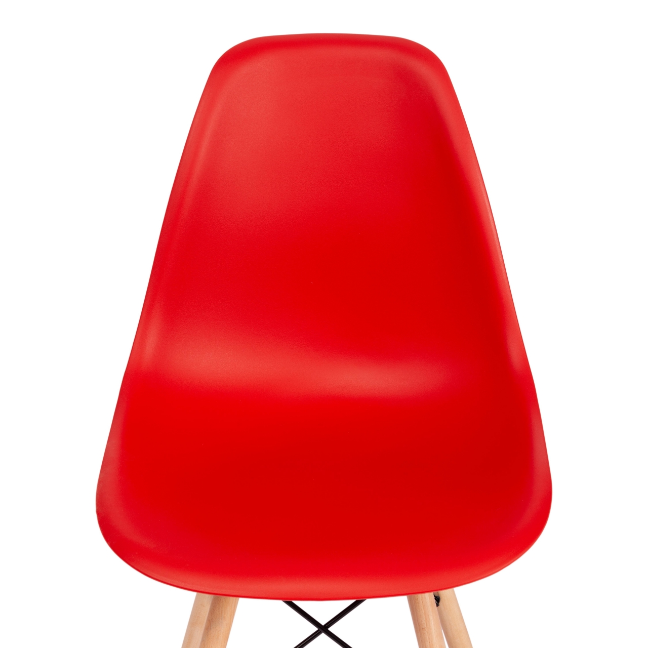 Стул CINDY (EAMES) (mod. 001) / 1 шт. в упаковке дерево бук/металл/сиденье пластик, 51x46x82.5см, красный/red