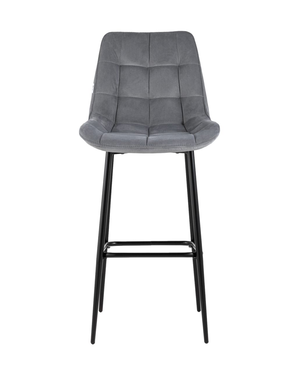 Стул барный Флекс (Б) велюр Серый