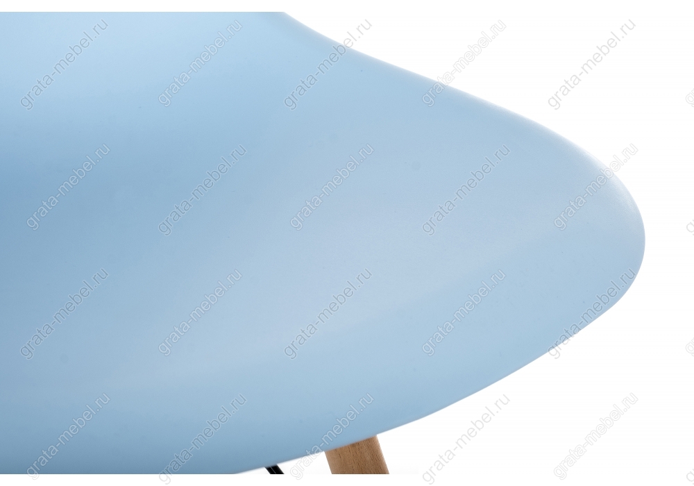 Стул деревянный Eames PC-015 blue