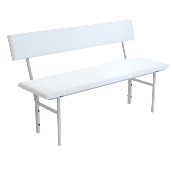 Банкетка со спинкой (цветной кожзам)