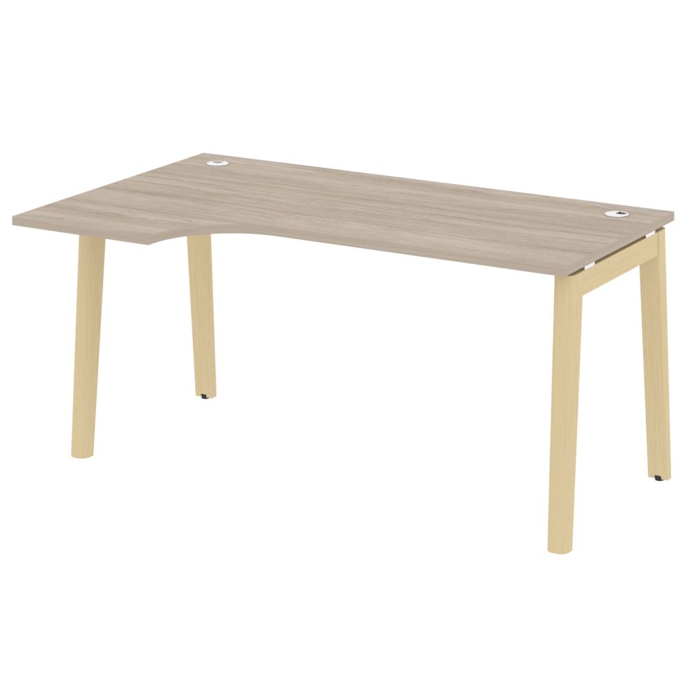 Стол эргономичный левый ONIX WOOD OW.SA-1(L) Дуб Аттик/Светлый