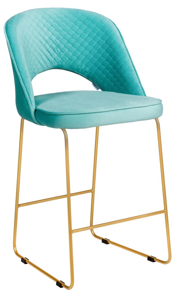 Стул барный Lars (Б) Минт/ЛинкЗолот