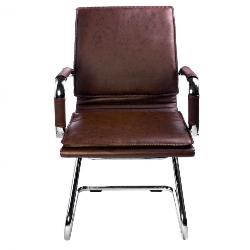 Кресло для посетителя Бюрократ CH-993-LOW-V/BROWN