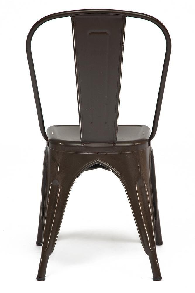 Стул LOFT CHAIR (mod. 012) металл, 45*35*85см, коричневый/brown vintage