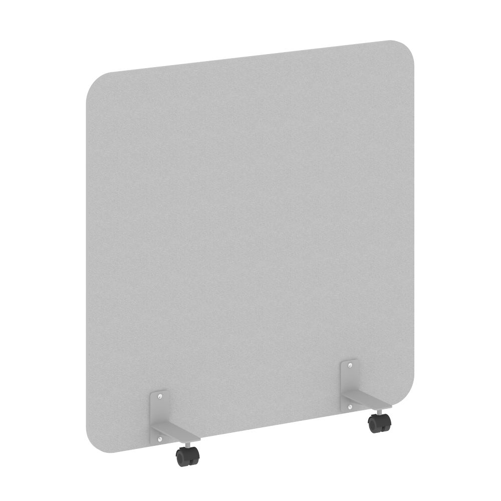 Перегородка на металлических опорах, на роликах R-line DP.R-120-120 Серый