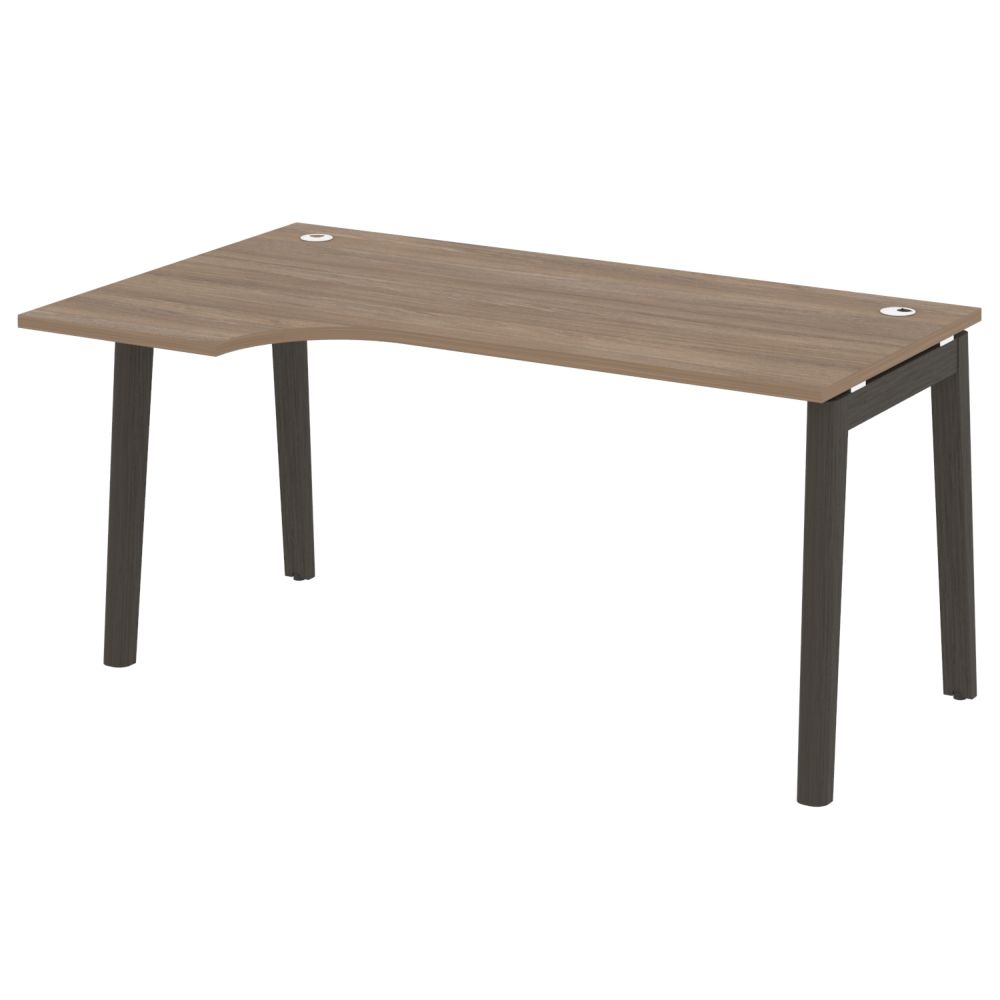 Стол эргономичный левый ONIX WOOD OW.SA-1(L) Дуб Аризона/Темный