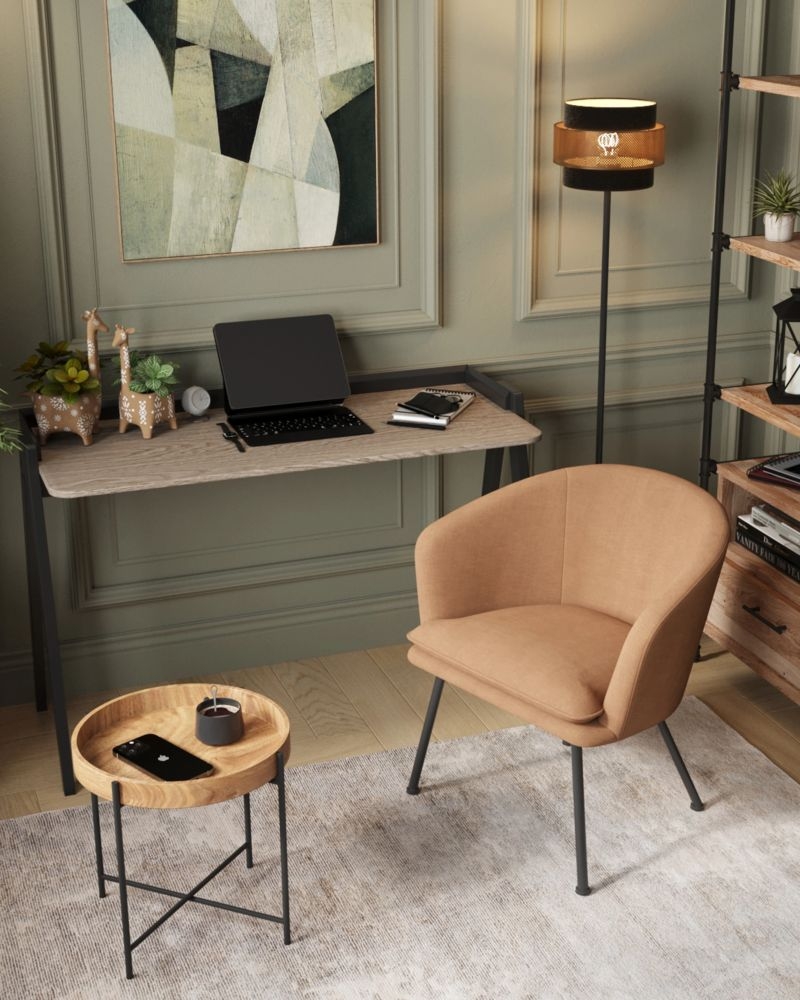 Кресло Декстер New бежевый ножки металл