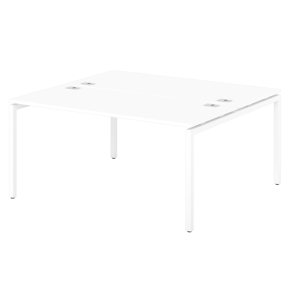 Стол-тандем на металлокаркасе Sentida S-49 Белый