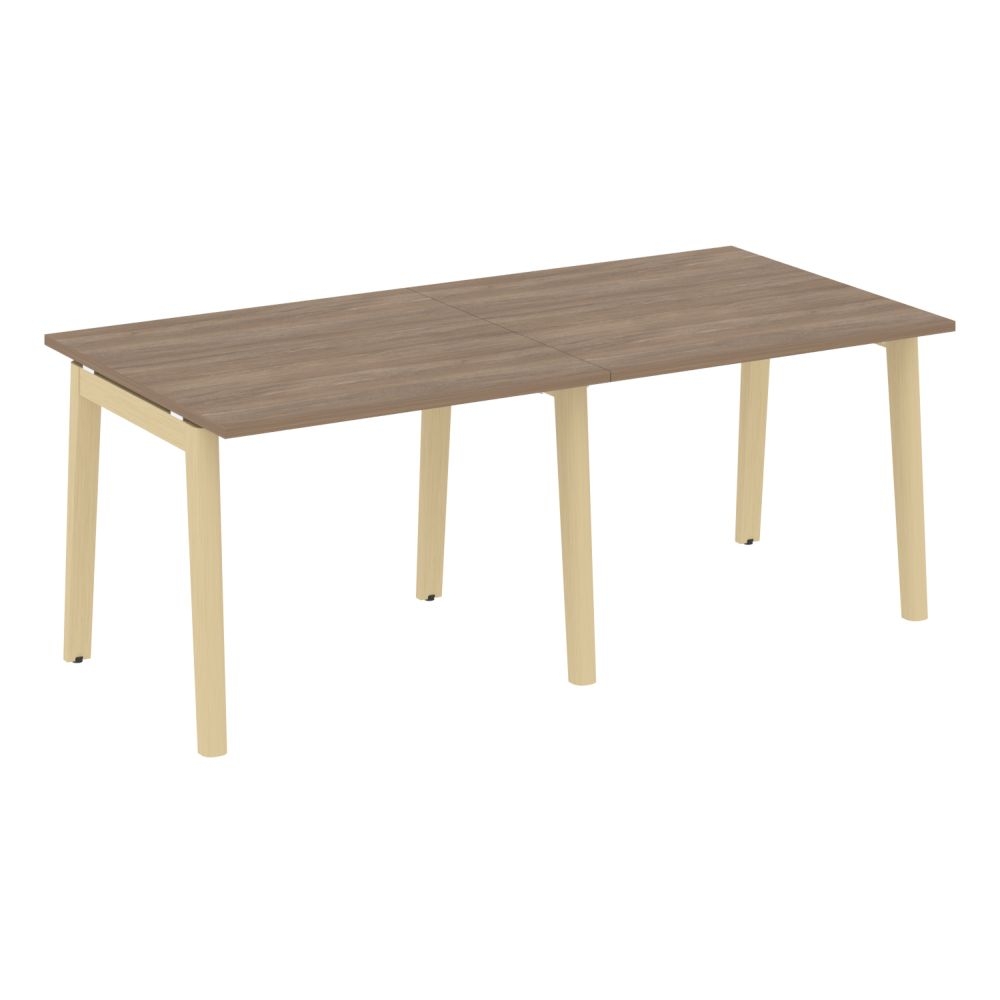 Стол переговорный (2 столешницы) ONIX WOOD OW.PRG-2.1 Дуб Аризона/Светлый