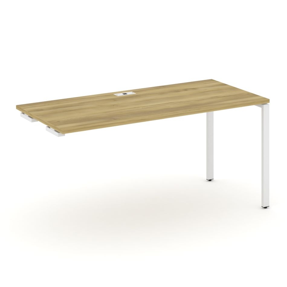 Стол приставка к опорным тумбам/шкафам CONCEPT CN.OSPR-004 Дуб Винченцо Белый