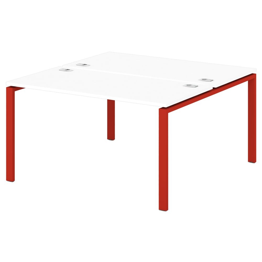 Стол-тандем на металлокаркасе S-42 Sentida Color Земляника