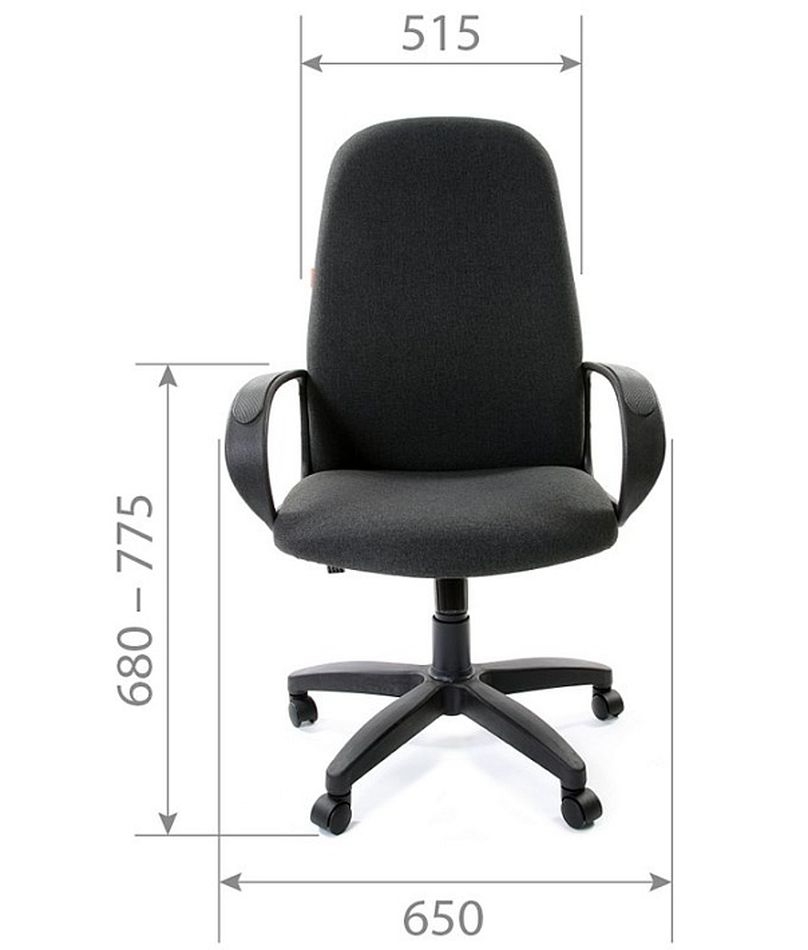 Офисное кресло Chairman 279 Серое