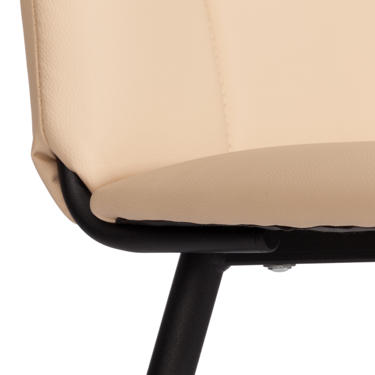 Стул обеденный Asti TREND, экокожа, бежевая, 47х54х86 см