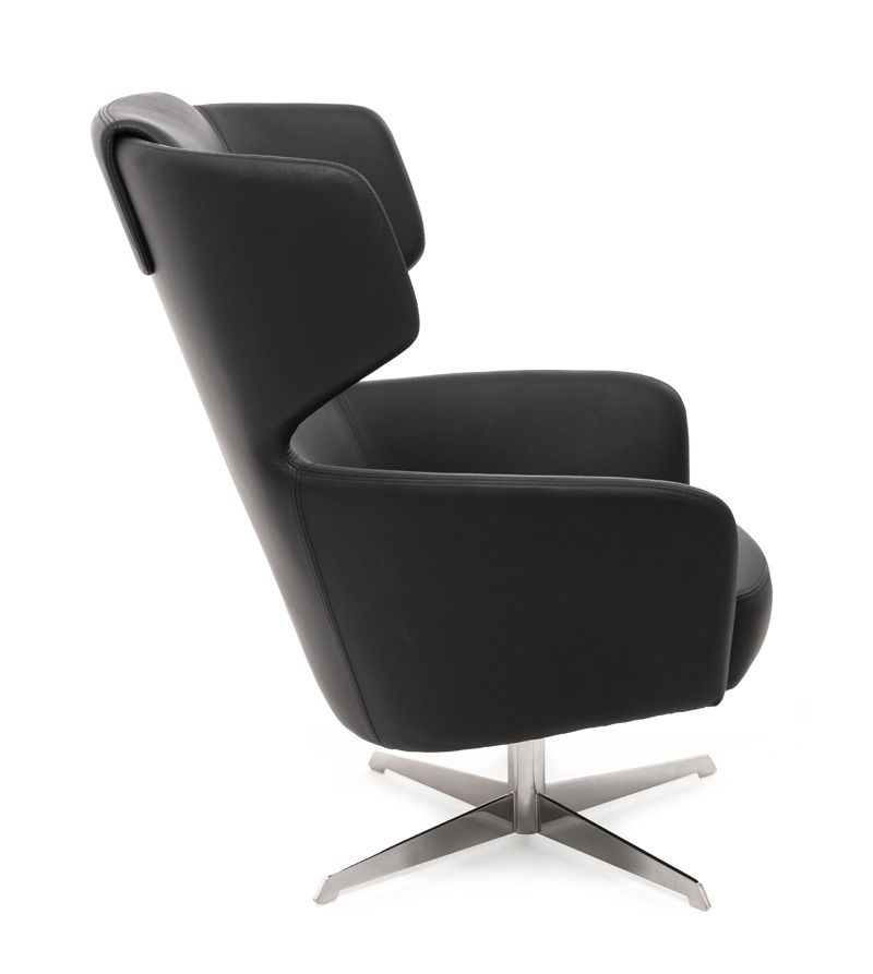 Кресло Recliner VENTO High R7 Dakota black Черное