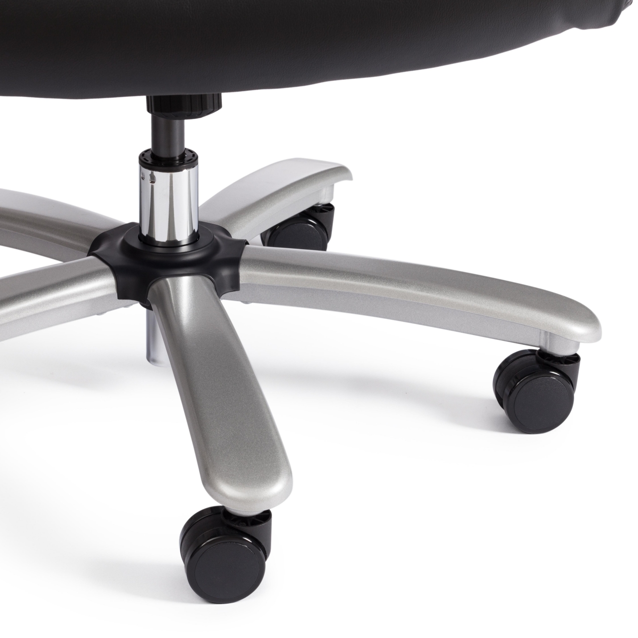 Кресло Atlant рецикл. кожа/иск. кожа, черный