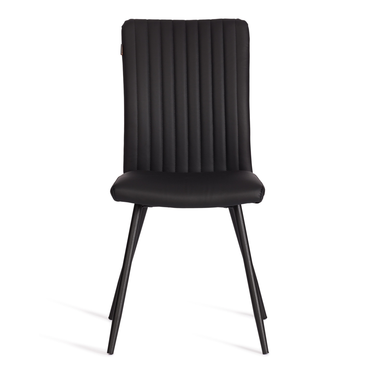 Стул обеденный Monte Carlo TREND, экокожа, черная, 49х51х93 см