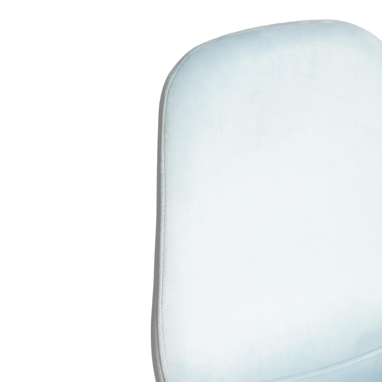 Стул BREEZE (mod. 4724) Велюр/металл , 44 х 53 х 87 см, Aquamarine (аквамарин) HLR16 / натуральный