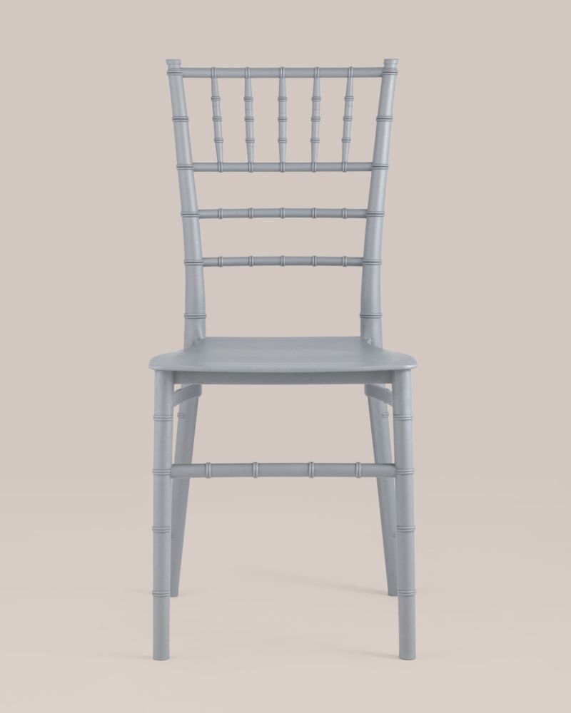 Стул Chiavari (Кьявари) пластик Серебряный