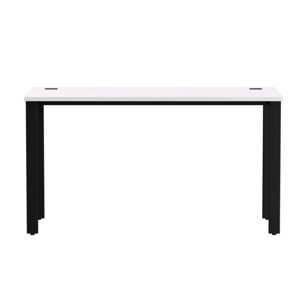 Стол прямой на металлокаркасе, опоры 90 гр Everprof EVO 254S007 Белый Черный