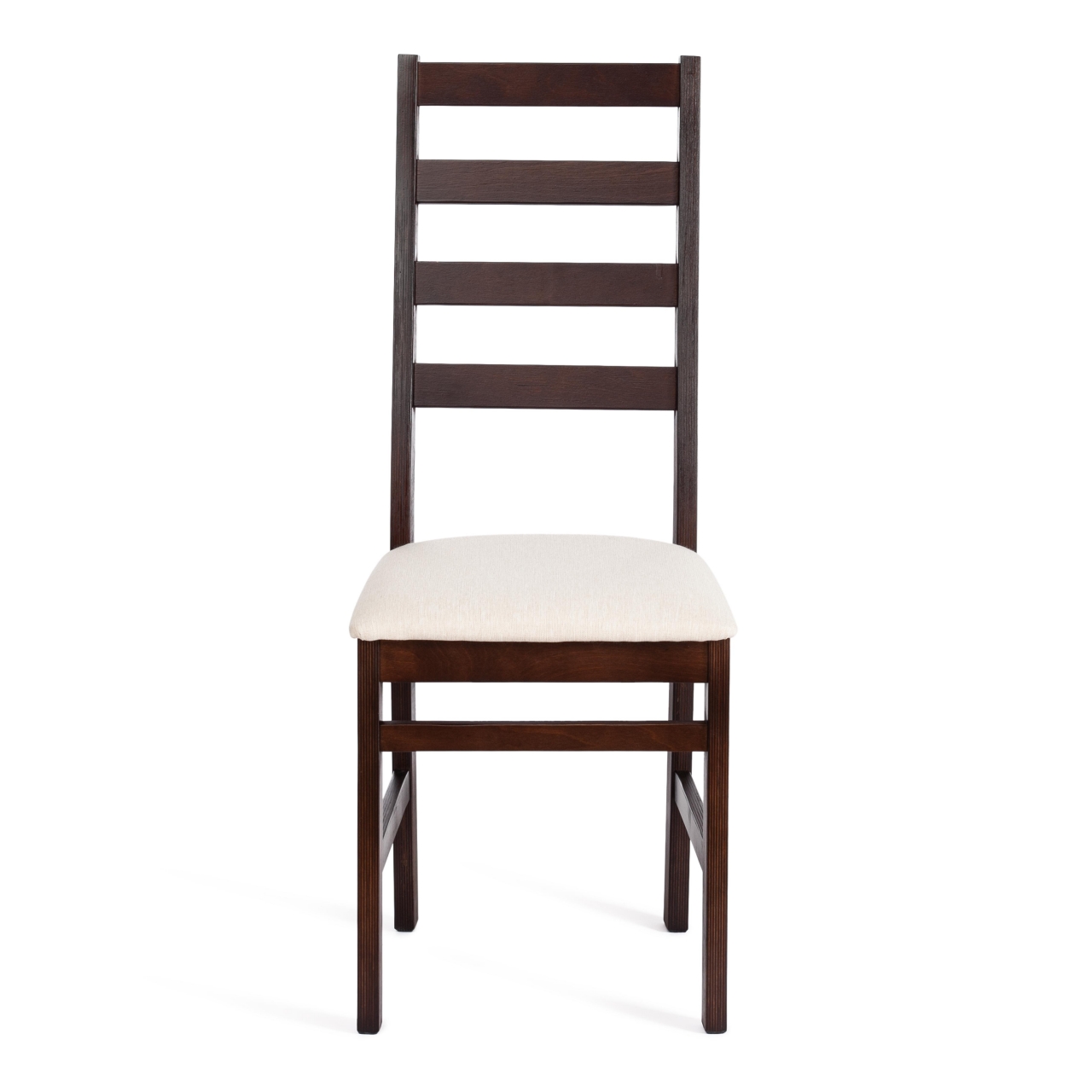 Стул ROSARIO Многослойная фанера, 39 х 39 х 99 см, Cappuchino, ткань бежевая (81/10)