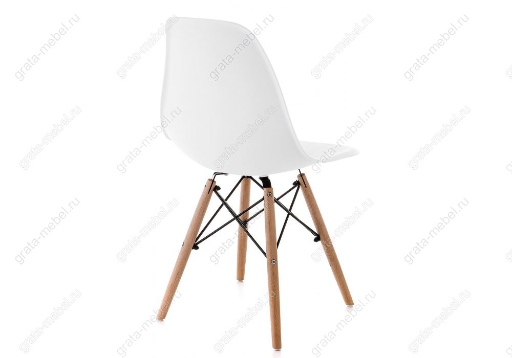 Стул деревянный Eames PC-015 white