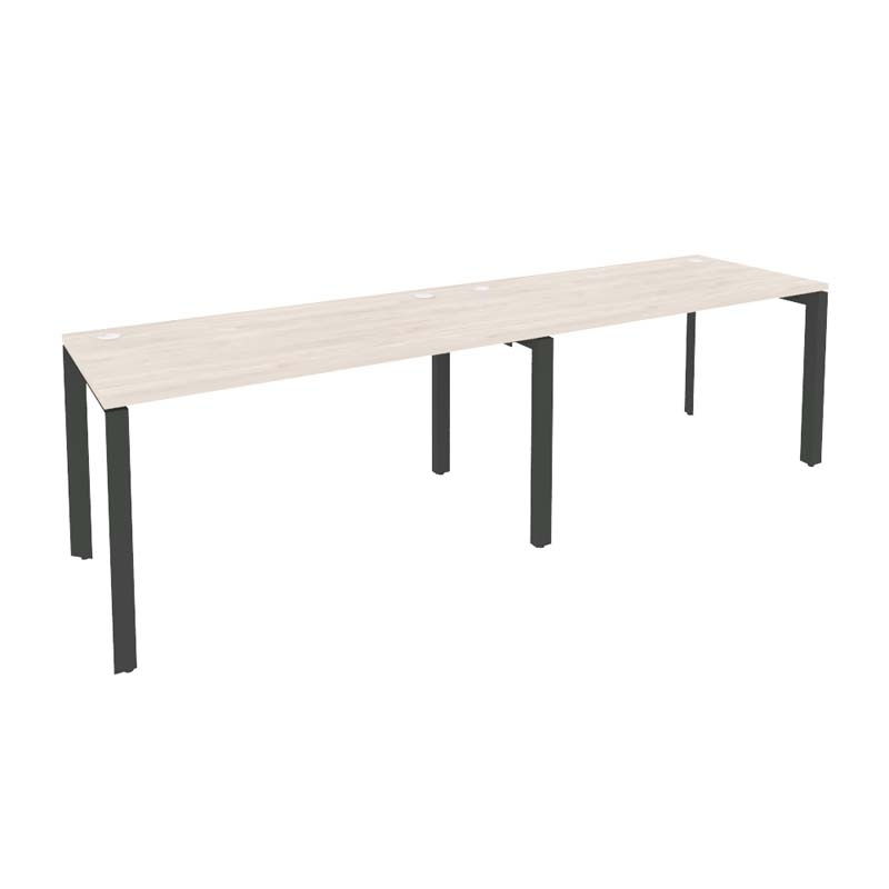 Рабочая станция на П-образном м/к ONIX O.MP-RS-2.3.7 Денвер Светлый/Антрацит