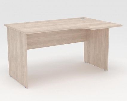 Стол письменный Public Comfort C-34-227-217 правый Дуб Сантана светлый