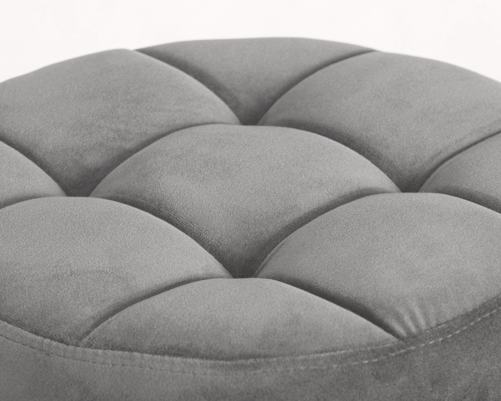 Табурет барный DOBRIN BRUNO BLACK Серый велюр MJ9-75