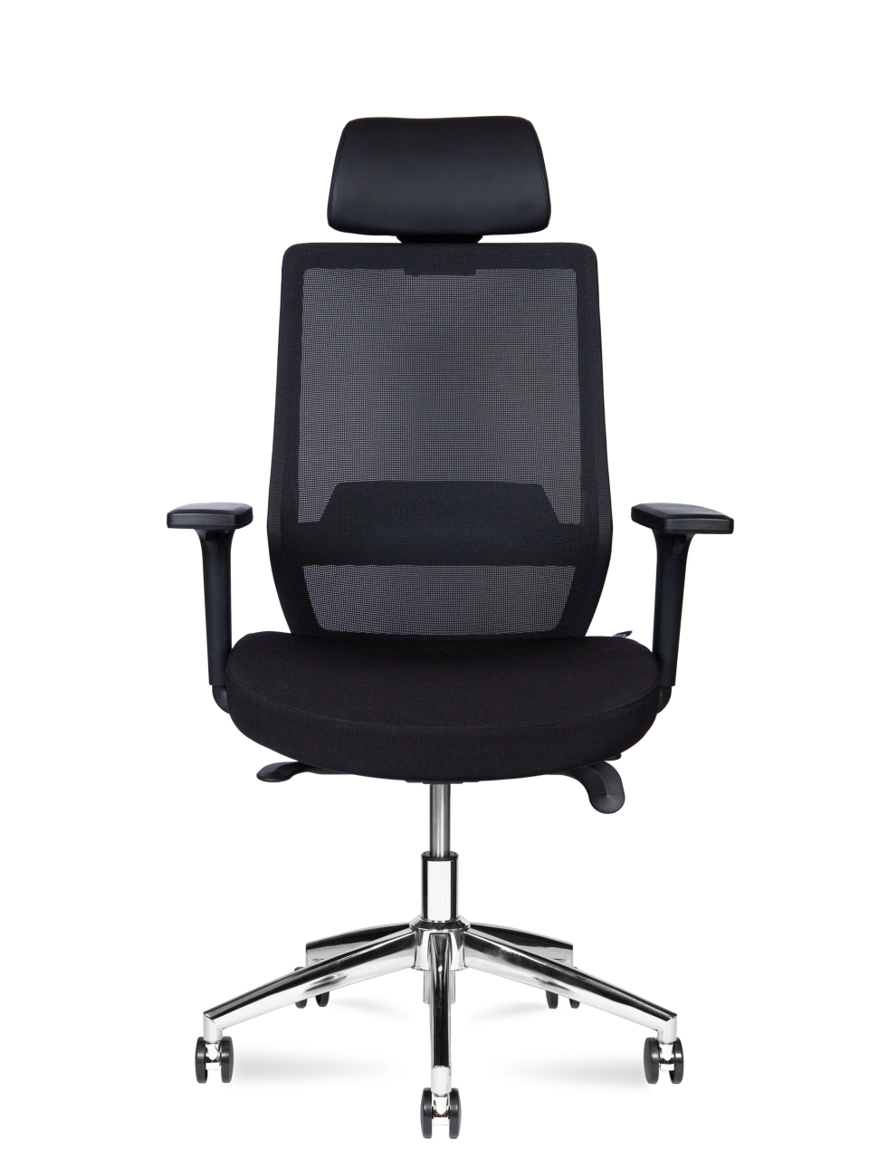 Кресло офисное Моно блэк хром / Mono black chrom H6255-2 black chrom