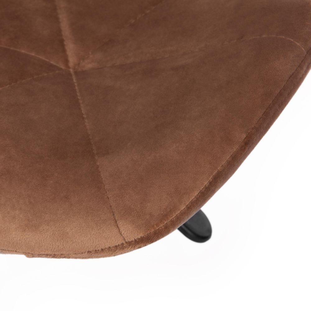 Офисное кресло Recaro (mod.007) / 1 шт. в упаковке металл, вельвет, 45x74+10см, коричневый (HLR11)