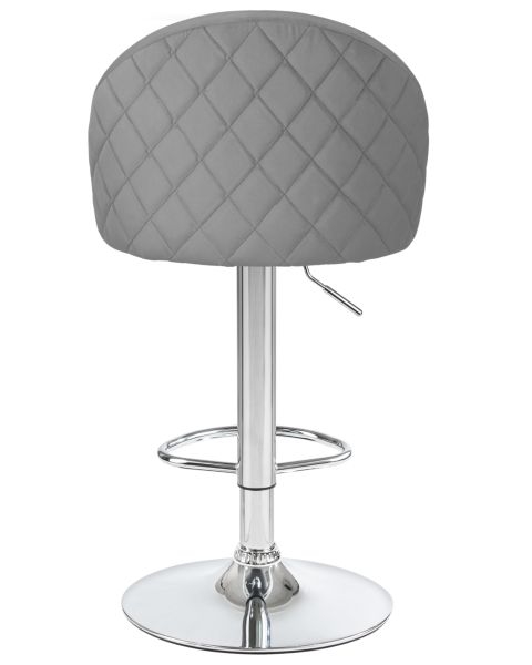 Стул барный DOBRIN MILANA (серый велюр (MJ9-75)) 2 шт