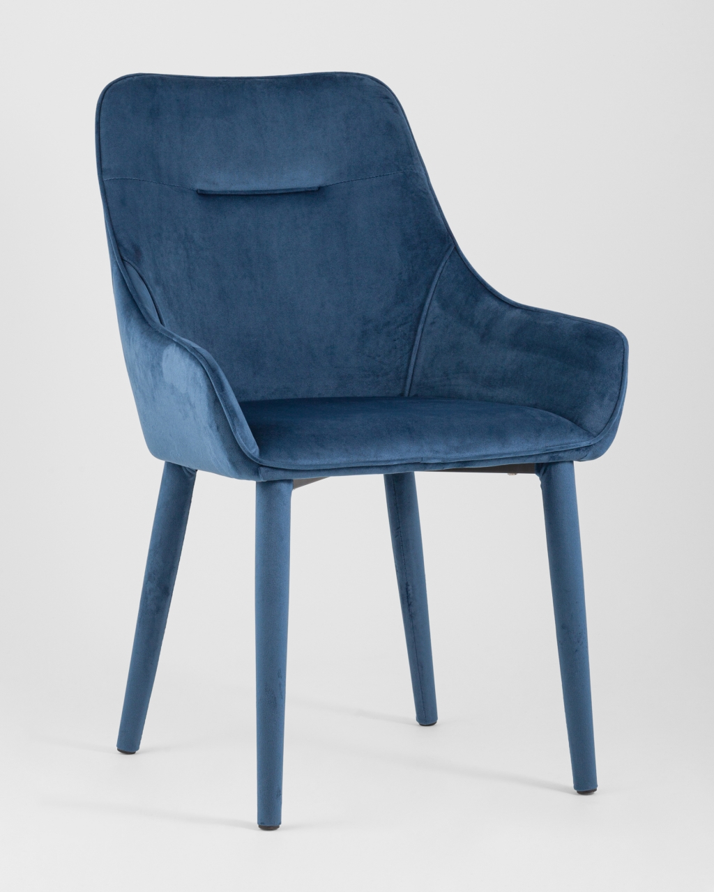 Стул Диана ножки велюр Сине-зеленый