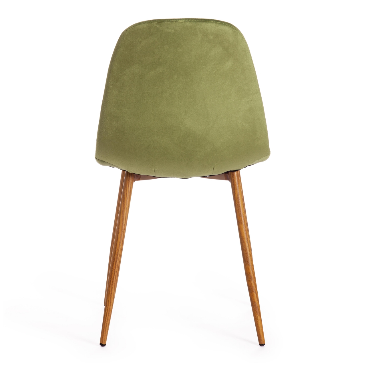 Стул BREEZE (mod. 4724) вельвет/металл, 44 х 53 х 87 см, Green (зеленый) HLR54 / натуральный